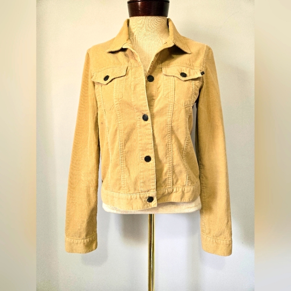 ABERCROMBIE & FITCH Camel Corduroy Jacket. Size Medium